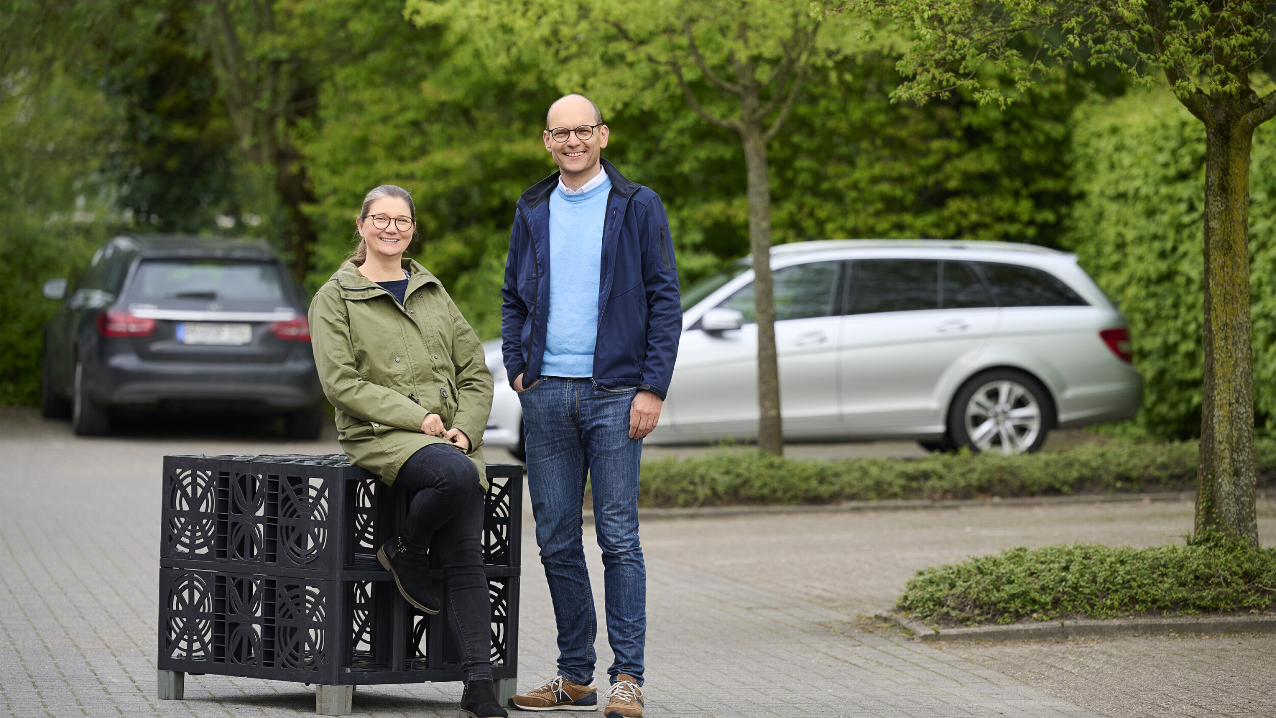 OOWV Kollegen Kay Schönfeld und Julia Oberdörffer