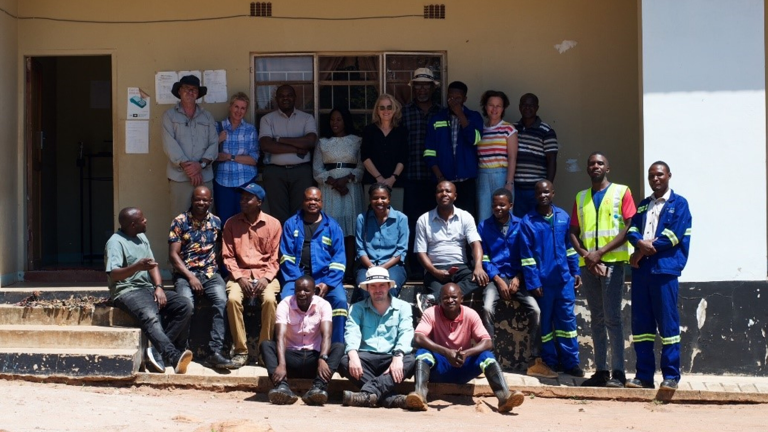 Gruppenfoto der Betreiberpartnerschaft Sambia