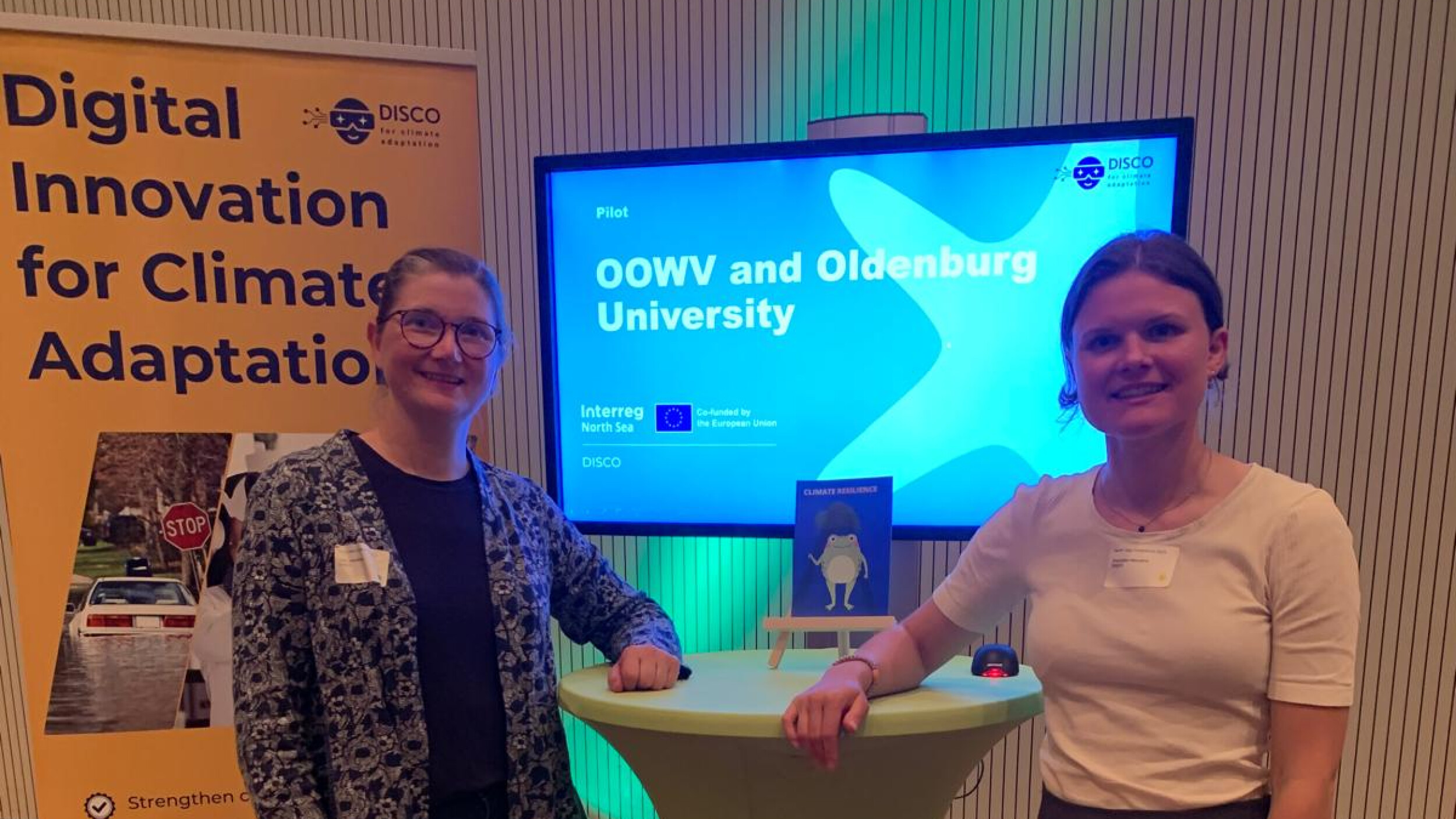 Das DISCO-Projekt hat einen Stand auf der Interreg Nordsee Jahreskonferenz