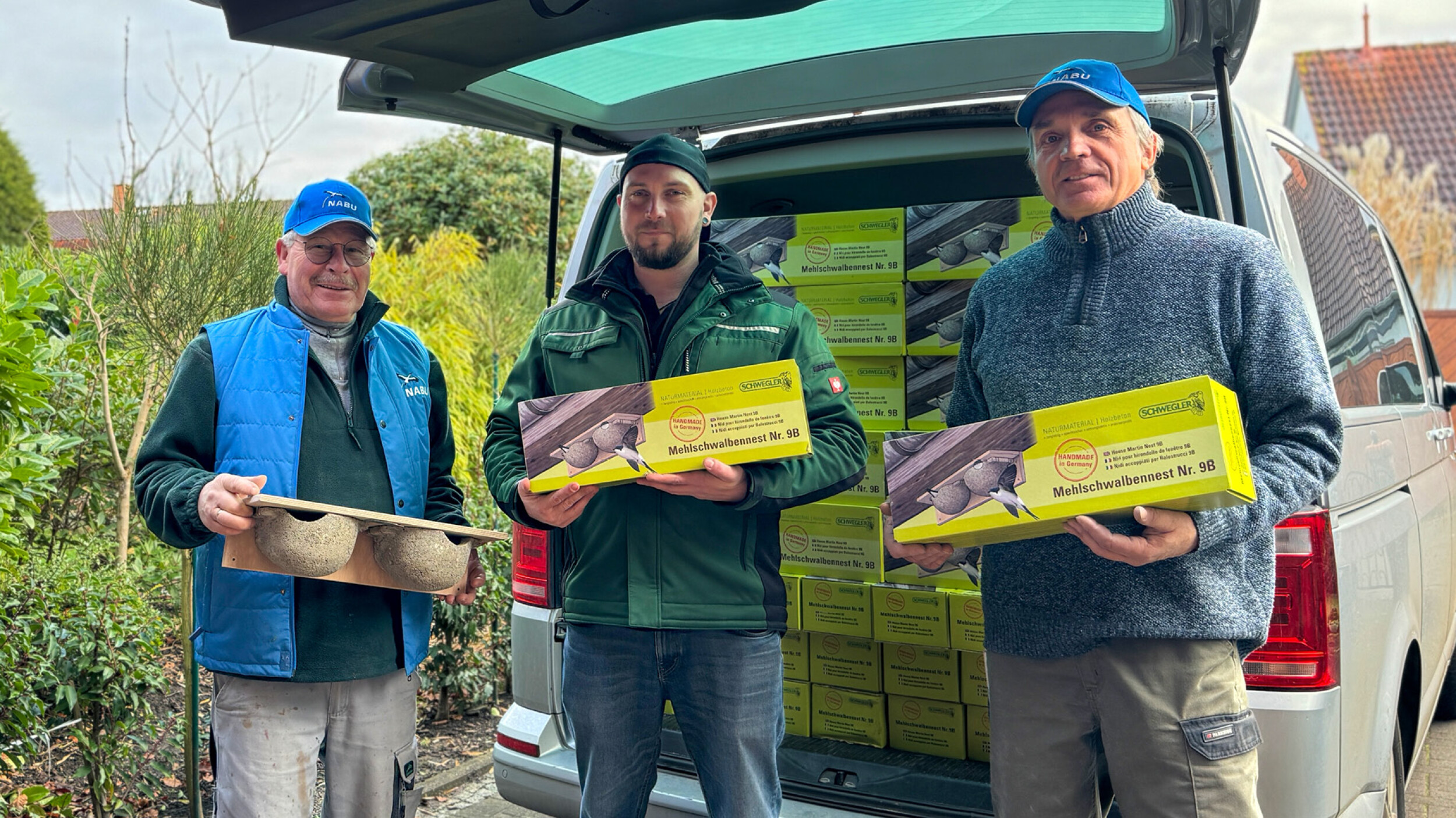 Weihnachtspende Mehlschwalbennester