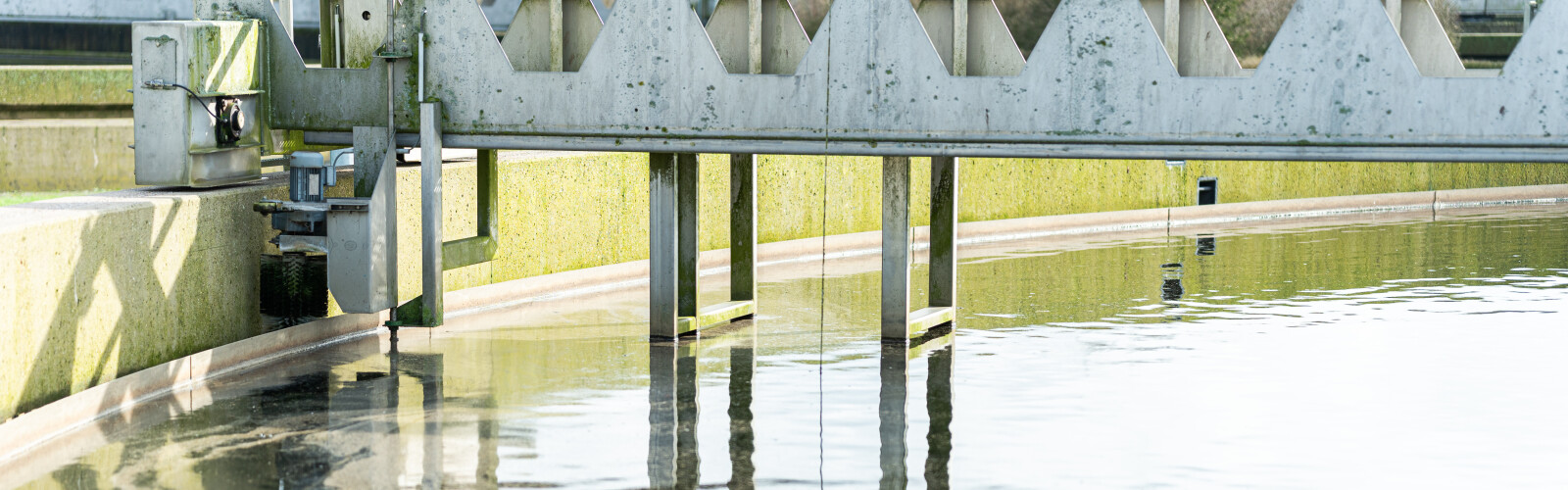 Unsere Kläranlage in Oldenburg Klärbecken