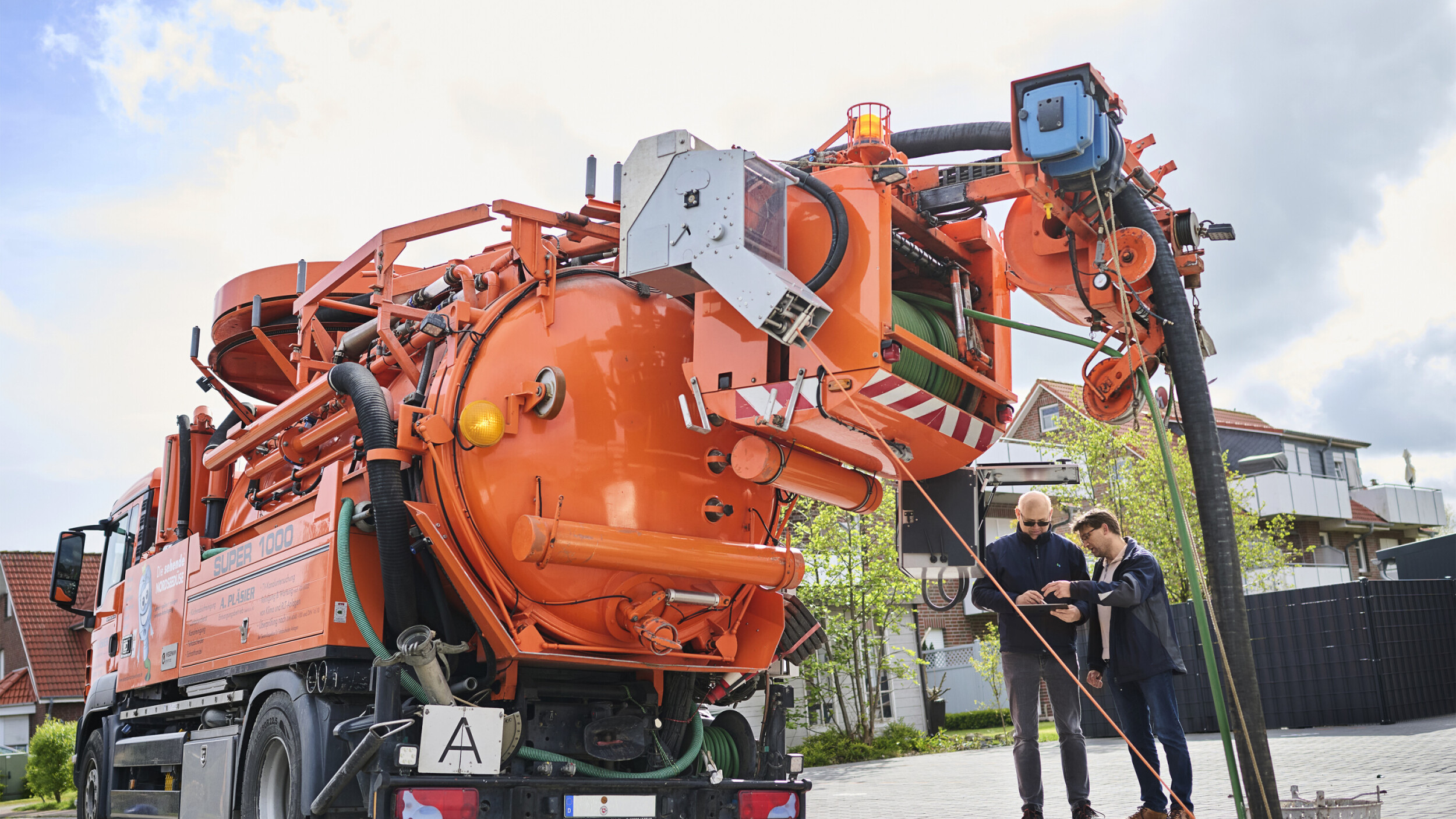 Einsatz mit Spülwagen