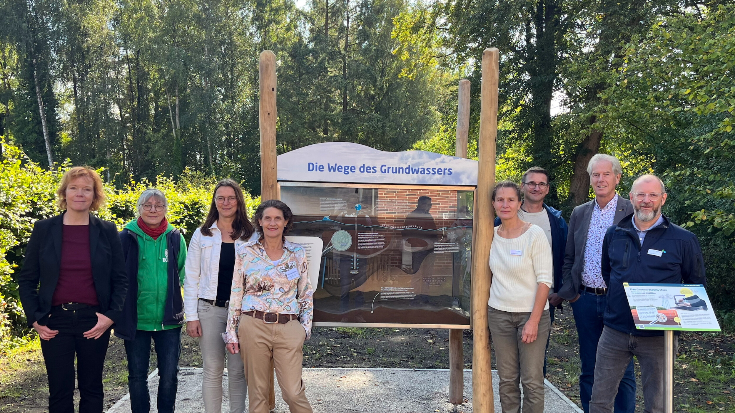 Einweihung Grundwasserstation Kulturlandschaftspfad Jaspershof Westerstede